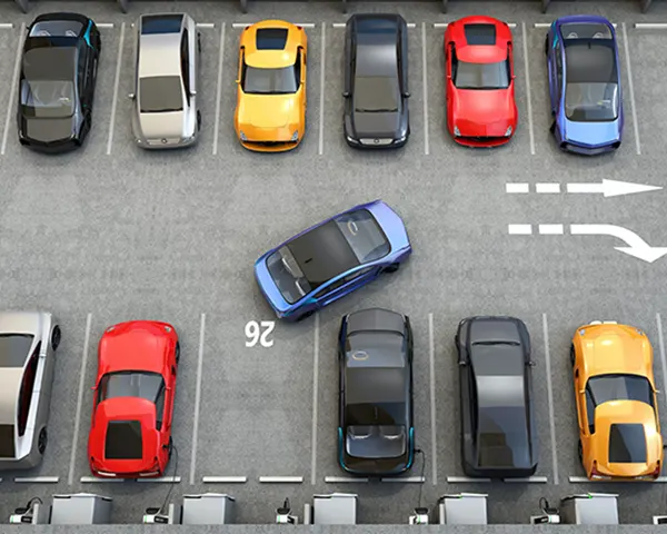 parking lots car charging station
